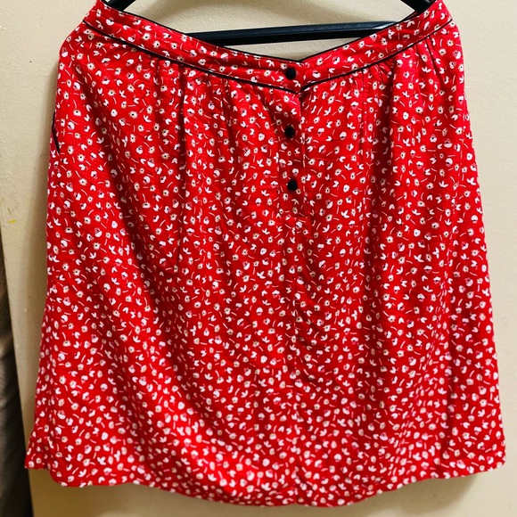 Promod Red Skirt - Picture 8 of 8
